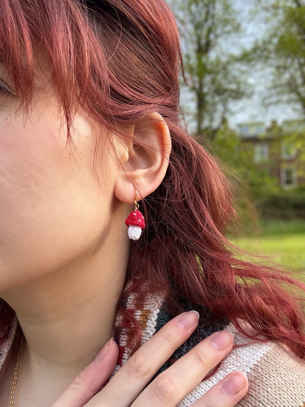 Mushroom Earrings